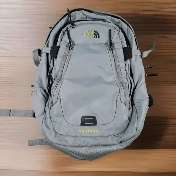 north face backpack router charged The North Face | Bags | The North Face Router 3l Backpack Joey Charged Gray  Hiking Day Pack